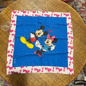 Vintage Disney Large 24x23 handkerchief